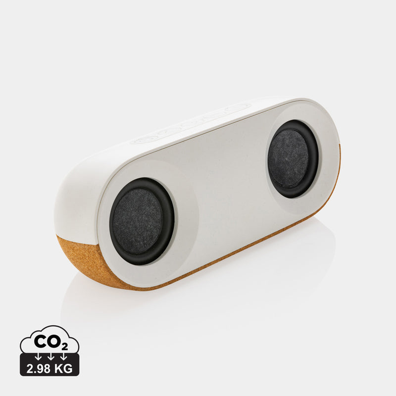 Load image into Gallery viewer, Oregon RCS recycled plastic and cork 10W speaker - Custom Wood Designs
