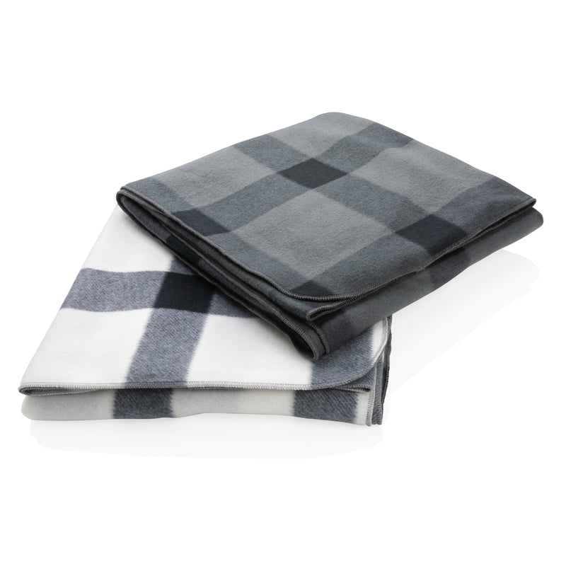 Load image into Gallery viewer, Soft plaid fleece blanket - Custom Wood Designs