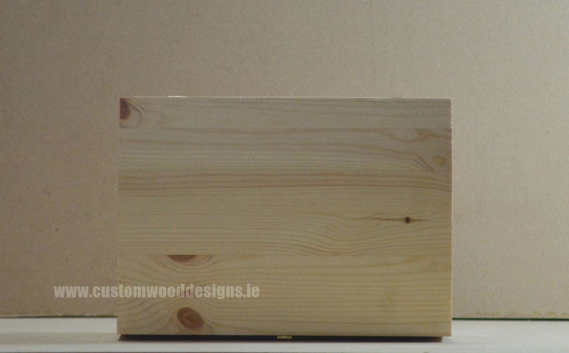 Load image into Gallery viewer, Pine Wood Chest CB5 35 X 25 X 18,5 cm Chest Box pin bedroom deco box box with lid chest container lock room deco wood wooden chest-box-unbranded-pine-wood-chest-cb5-35-x-25-x-18-5-cm-53611772510551