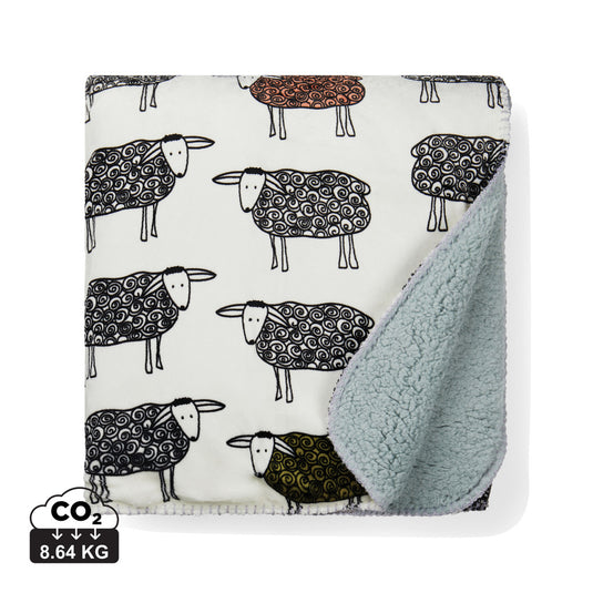 Sheep GRS recycled PET pile blanket - Custom Wood Designs