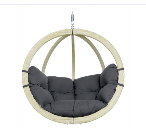 Load image into Gallery viewer, Globo Wood Hanging Chair - Custom Wood Designs Globo Wood Hanging Chair made from [material] – Ideal for [use_case] | Custom Wood Designs
