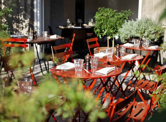 Bistro Table  Ø 96 - Custom Wood Designs Bistro Table  Ø 96 made from [material] –  [use_case] | Custom Wood Designs