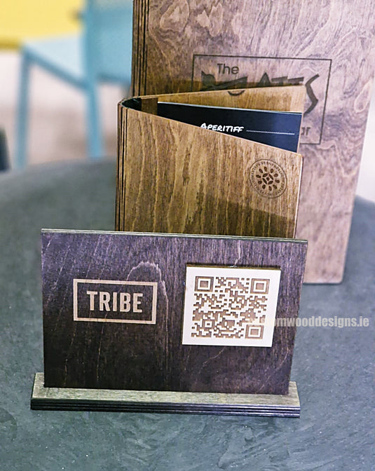 QR Display Stands A5 Brown Birch 10-1000 Custom Wood Designs CUSTOM_2_eadfb949-b724-47f7-8854-a081f0ac253b