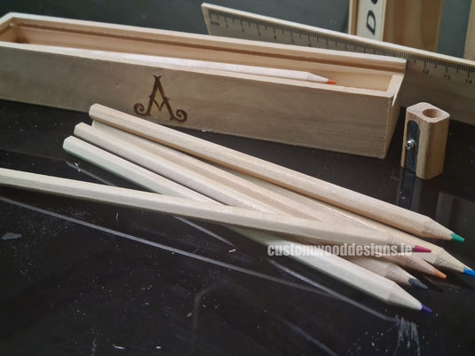 Colouring Pencils pack of 50 Custom Wood Designs __label: Multibuy __label: Upload Logo CustomWoodDesigns-AdareManorGiftBox_10