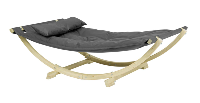 Load image into Gallery viewer, Lounge Bed – XXL Floating Garden Lounger with FSC® Wooden Frame - Custom Wood Designs Lounge Bed – XXL Floating Garden Lounger with FSC® Wooden Frame made from [material] –  [use_case] | Custom Wood Designs
