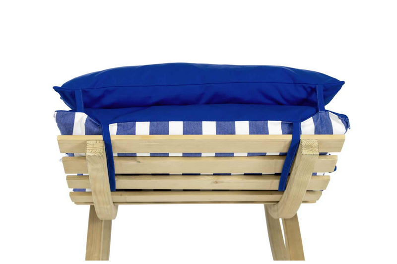 Load image into Gallery viewer, Rocking Lounger – FSC® Wooden Recliner with Reversible Outdoor Cushion - Custom Wood Designs Rocking Lounger – FSC® Wooden Recliner with Reversible Outdoor Cushion made from [material] –  [use_case] | Custom Wood Designs
