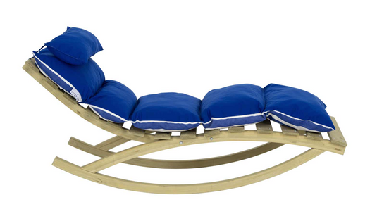 Rocking Lounger – FSC® Wooden Recliner with Reversible Outdoor Cushion - Custom Wood Designs Rocking Lounger – FSC® Wooden Recliner with Reversible Outdoor Cushion made from [material] –  [use_case] | Custom Wood Designs