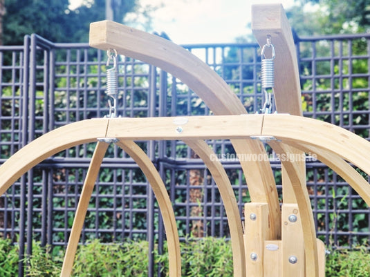 Royal Wood Hanging Chair & Frame Set - Custom Wood Designs