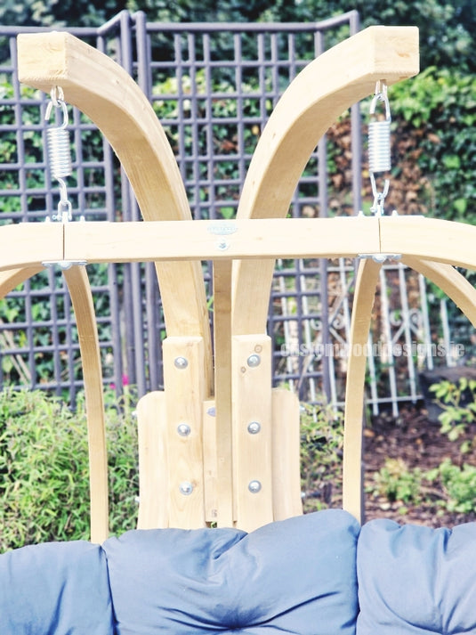 Royal Wood Hanging Chair & Frame Set - Custom Wood Designs