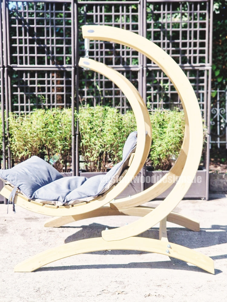 Load image into Gallery viewer, Swing Lounger &amp; Stand - Custom Wood Designs
