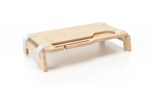 Supporto Monitor Lifty Green Edition - Custom Wood Designs