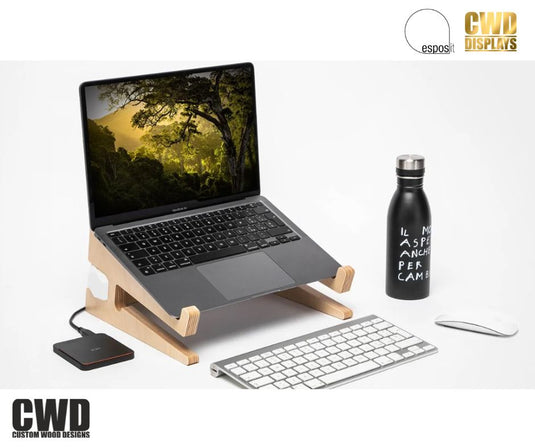 Supporto pc portatile UP+ Exclusive - Custom Wood Designs