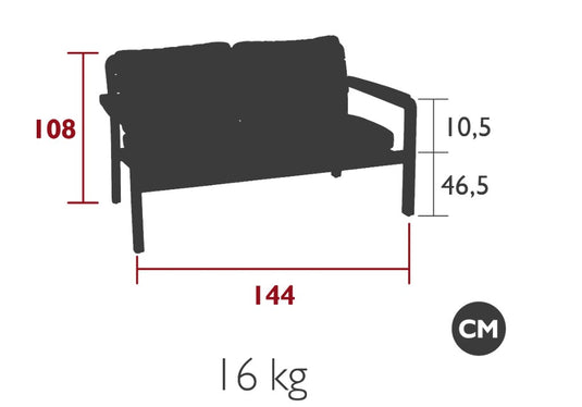 LODGE Solid Teak 2-Seater Outdoor Sofa - Custom Wood Designs LODGE Solid Teak 2-Seater Outdoor Sofa made from [material] –  [use_case] | Custom Wood Designs