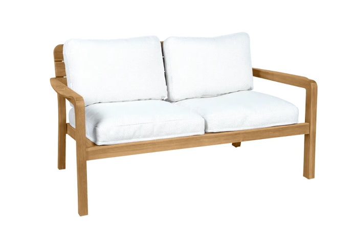 LODGE Solid Teak 2-Seater Outdoor Sofa - Custom Wood Designs LODGE Solid Teak 2-Seater Outdoor Sofa made from [material] –  [use_case] | Custom Wood Designs