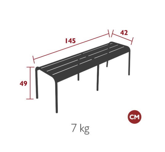 Luxembourg Bench 3/4 seater - Custom Wood Designs Luxembourg Bench 3/4 seater made from [material] – Ideal for [use_case] | Custom Wood Designs