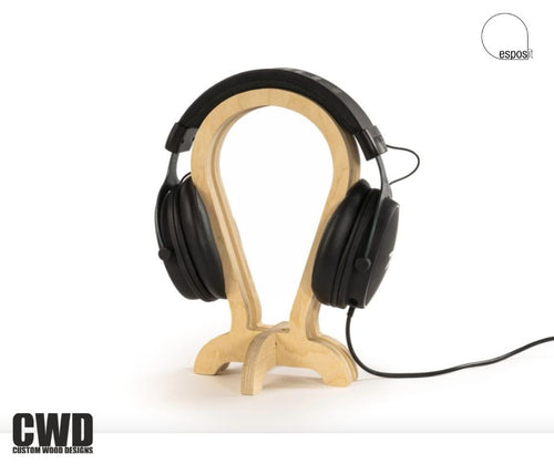 Mimi Headphone Stand - Custom Wood Designs