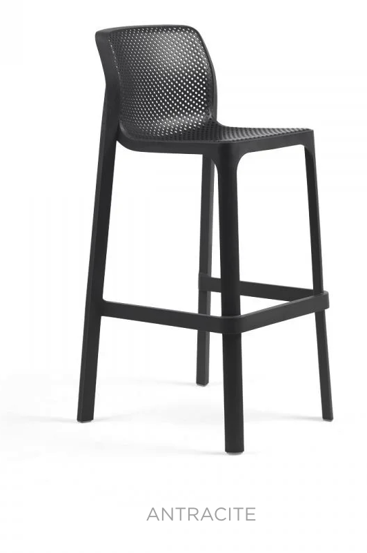 Load image into Gallery viewer, Nardi Net Stool – Stylish Italian Outdoor Bar Stool - Custom Wood Designs
