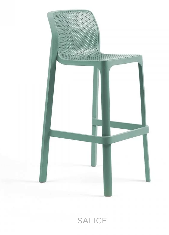 Load image into Gallery viewer, Nardi Net Stool – Stylish Italian Outdoor Bar Stool - Custom Wood Designs
