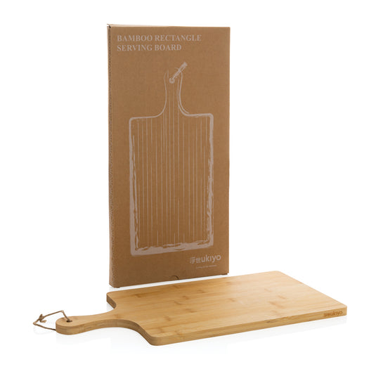 Ukiyo bamboo rectangle serving board - Custom Wood Designs