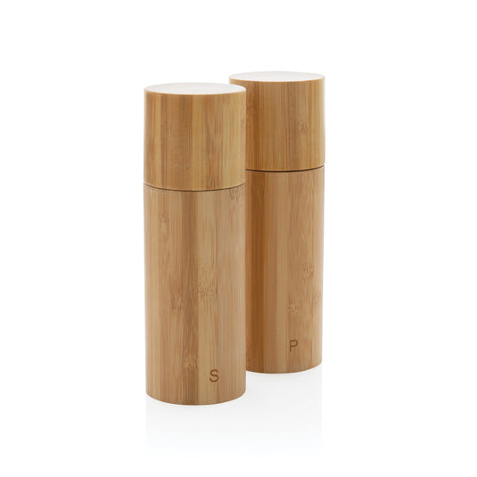 Ukiyo bamboo salt and pepper mill set - Custom Wood Designs