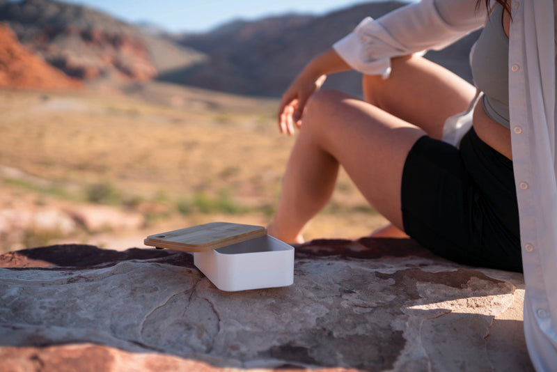 Load image into Gallery viewer, RCS RPP lunchbox with bamboo lid - Custom Wood Designs
