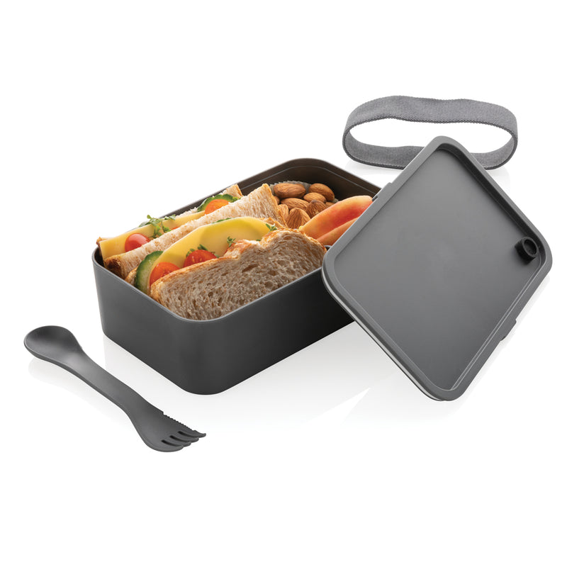 Load image into Gallery viewer, PP lunchbox with spork - Custom Wood Designs
