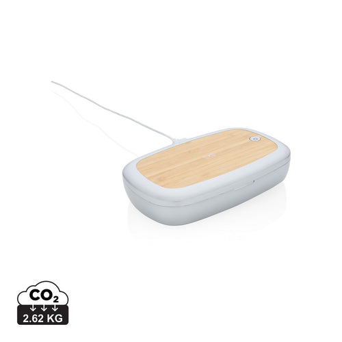 Rena UV-C steriliser box with 5W wireless charger - Custom Wood Designs