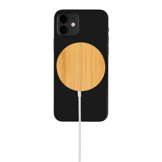 10W bamboo magnetic wireless charger - Custom Wood Designs