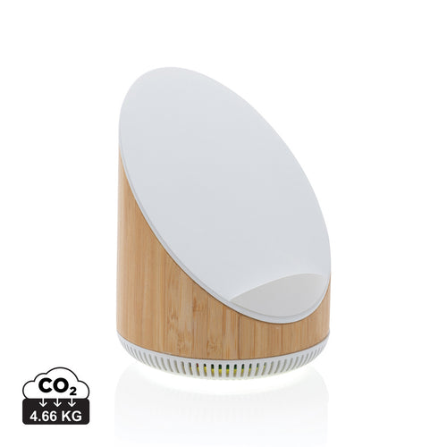 Ovate bamboo 5W speaker with 15W wireless charger - Custom Wood Designs
