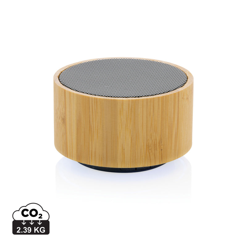 Load image into Gallery viewer, RCS recycled plastic and bamboo 3W wireless speaker - Custom Wood Designs
