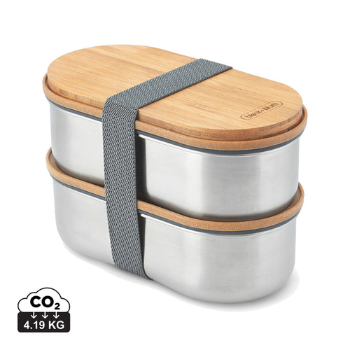 Stainless Steel Double Bento Box-Home & Living