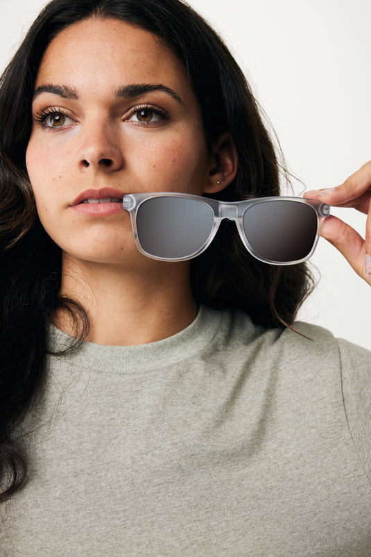 Gleam RCS recycled PC mirror lens sunglasses - Custom Wood Designs