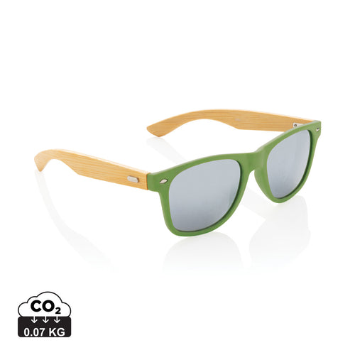Bamboo and RCS recycled plastic sunglasses - Custom Wood Designs