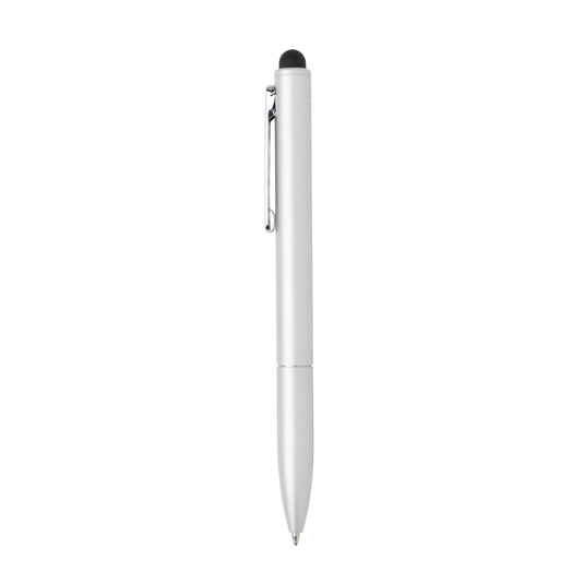 Kymi RCS certified recycled aluminium pen with stylus - Custom Wood Designs