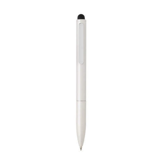 Kymi RCS certified recycled aluminium pen with stylus - Custom Wood Designs