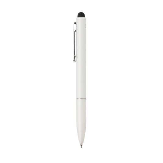 Kymi RCS certified recycled aluminium pen with stylus - Custom Wood Designs
