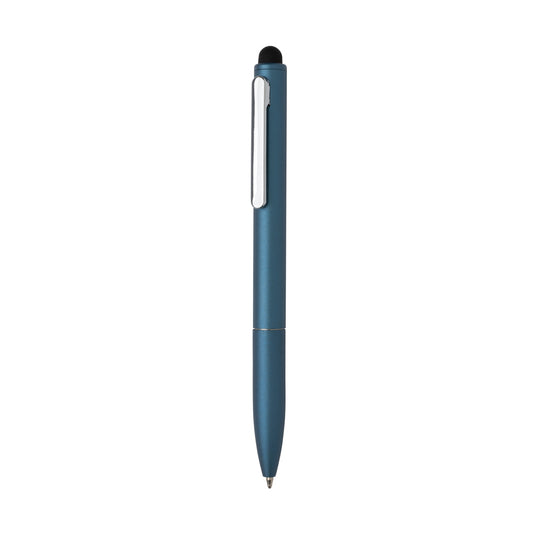 Kymi RCS certified recycled aluminium pen with stylus - Custom Wood Designs