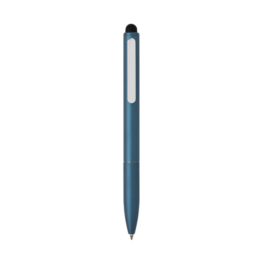 Kymi RCS certified recycled aluminium pen with stylus - Custom Wood Designs