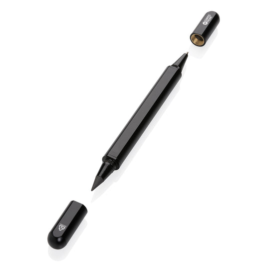 Swiss Peak Storm RCS recycled aluminum dual tip pen - Custom Wood Designs