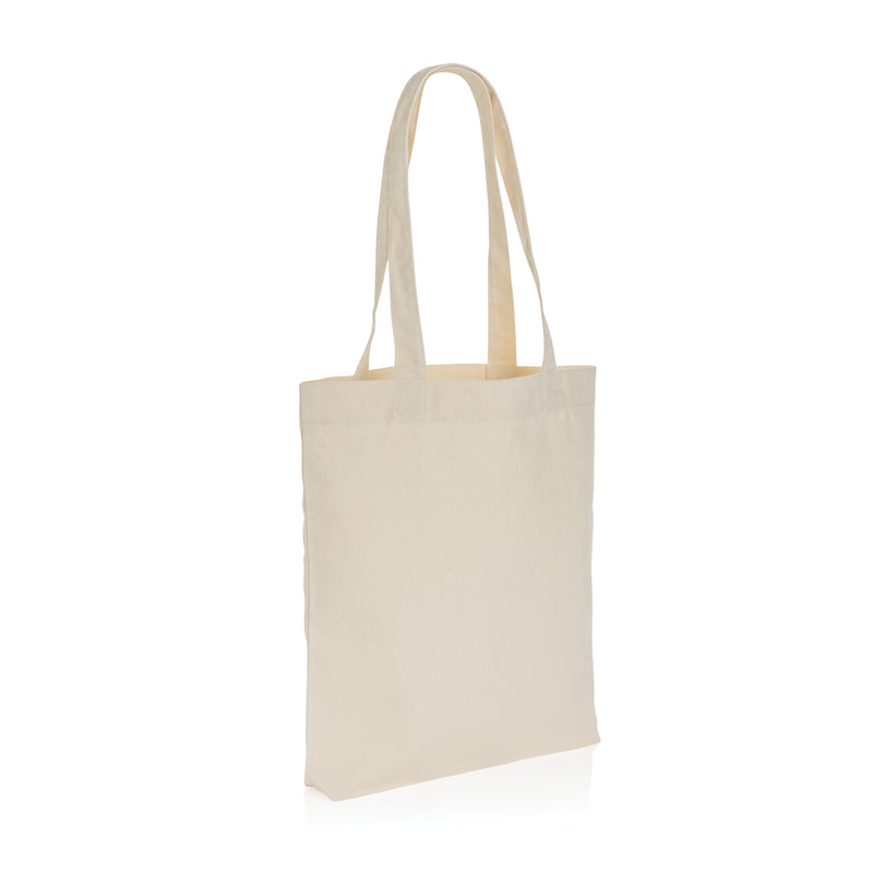 Load image into Gallery viewer, 285gsm rcanvas tote bag undyed - Custom Wood Designs

