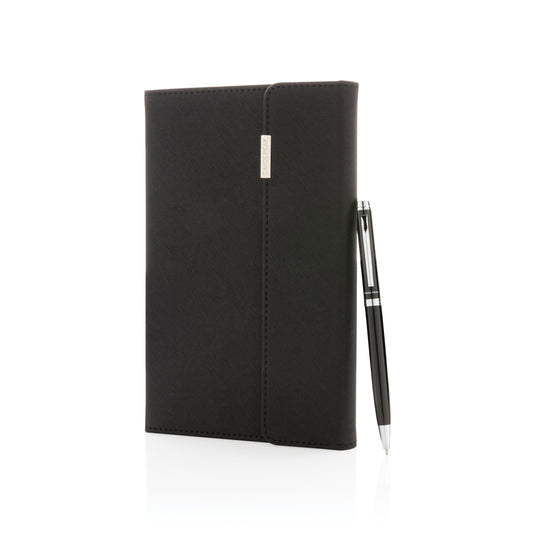 Swiss Peak deluxe A5 notebook and pen set - Custom Wood Designs