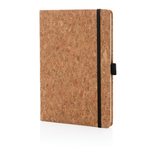 Cork hardcover notebook A5 - Custom Wood Designs