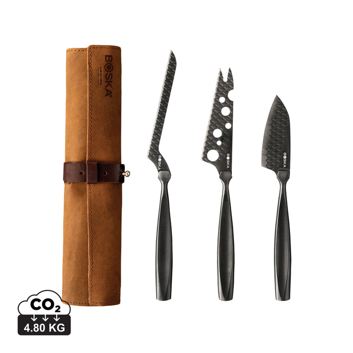 Cheese Knife Set Monaco+ Black - Custom Wood Designs