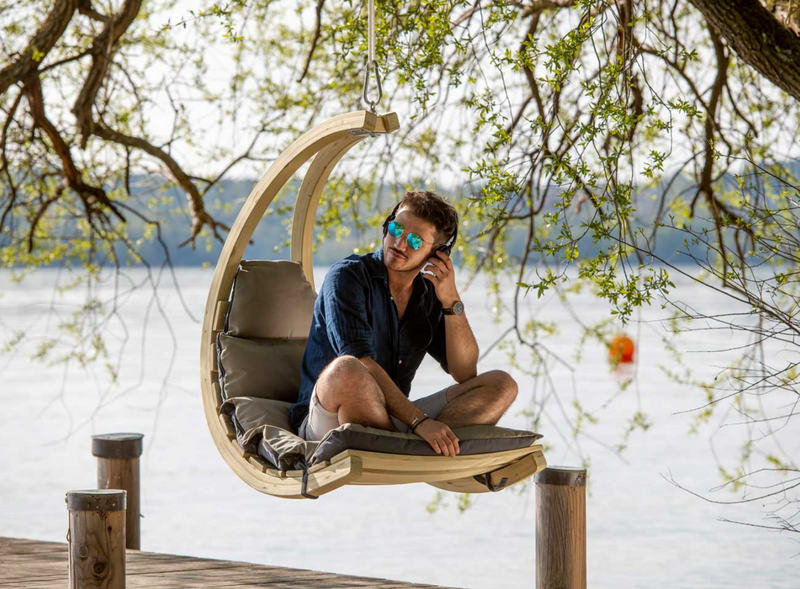 Load image into Gallery viewer, Swing Chair - Custom Wood Designs Swing Chair made from [material] –  [use_case] | Custom Wood Designs
