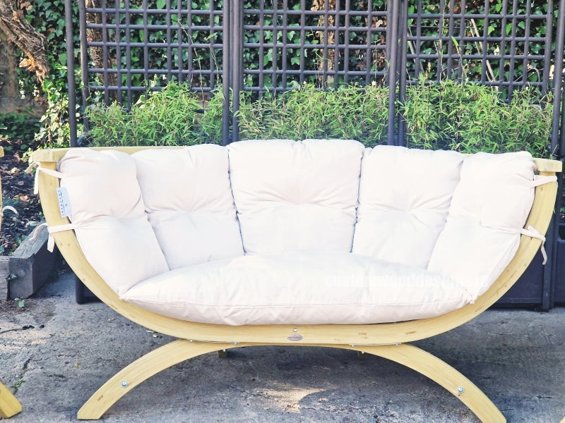 Load image into Gallery viewer, Siena Lounge Set with Tavolino Table - Custom Wood Designs Siena Lounge Set with Tavolino Table made from [material] –  [use_case] | Custom Wood Designs
