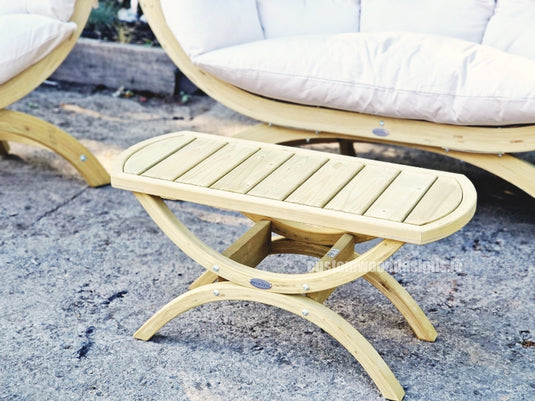 Siena Lounge Set with Tavolino Table - Custom Wood Designs Siena Lounge Set with Tavolino Table made from [material] –  [use_case] | Custom Wood Designs