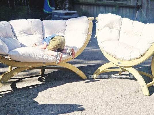 Siena Lounge Set with Tavolino Table - Custom Wood Designs Siena Lounge Set with Tavolino Table made from [material] –  [use_case] | Custom Wood Designs