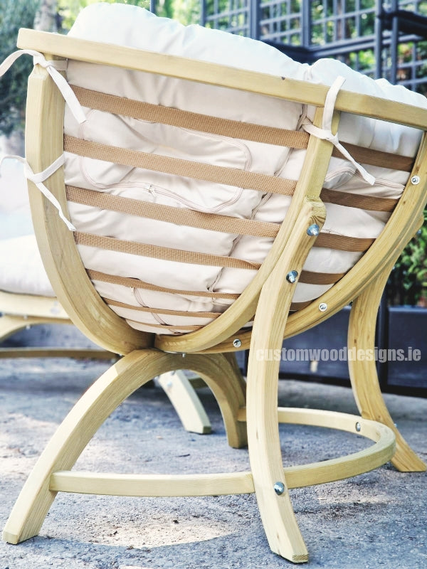 Load image into Gallery viewer, Siena Lounge Set with Tavolino Table - Custom Wood Designs Siena Lounge Set with Tavolino Table made from [material] –  [use_case] | Custom Wood Designs
