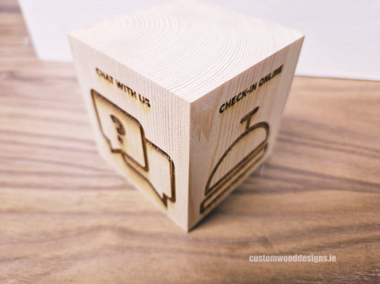 QR Code Block Natural 5 sides Branded 10-1000 Custom Wood Designs StayCityQRBlockCustomWoodDesignsIreland_6_a15c2094-214e-41d5-8d86-665824723e87