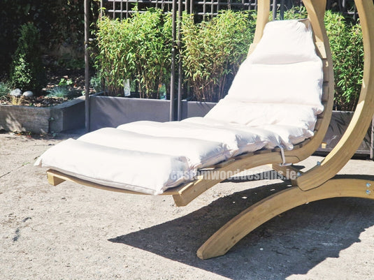 Swing Lounger & Stand Set - Custom Wood Designs Swing Lounger & Stand Set made from [material] –  [use_case] | Custom Wood Designs